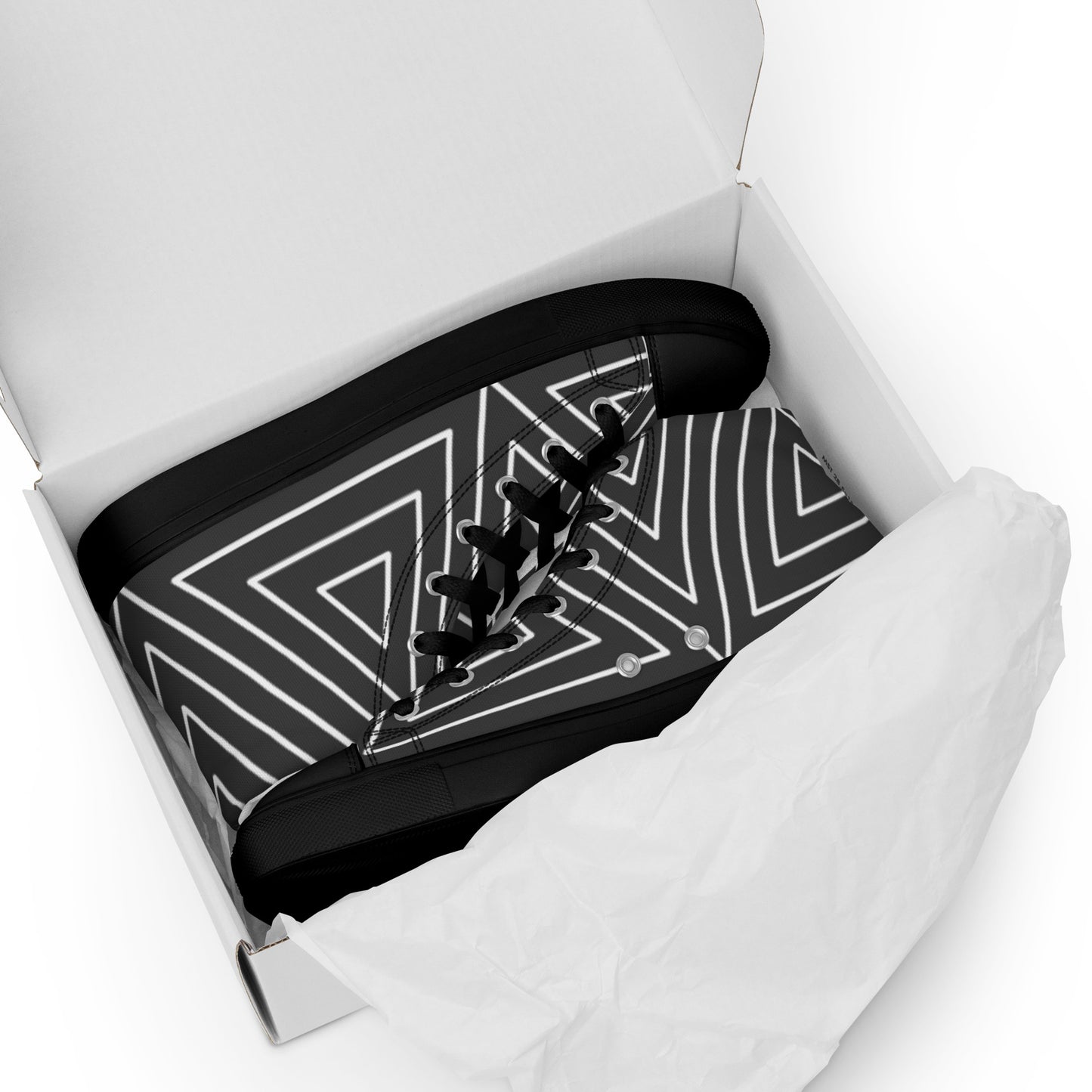 XCLUSIF POETIX BLACK TRIANGLE Men’s high top shoes