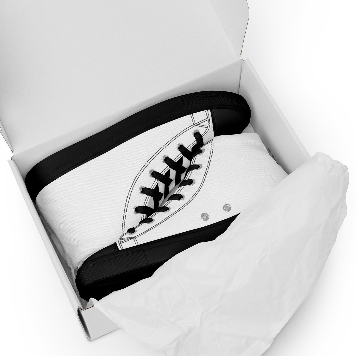 XCLUSIF POETIX WHITE & BLACK Men’s high top shoes