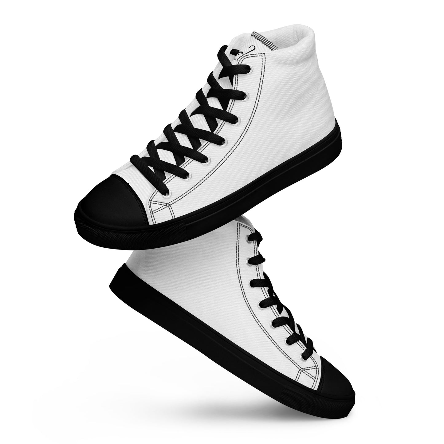 XCLUSIF POETIX WHITE & BLACK Men’s high top shoes