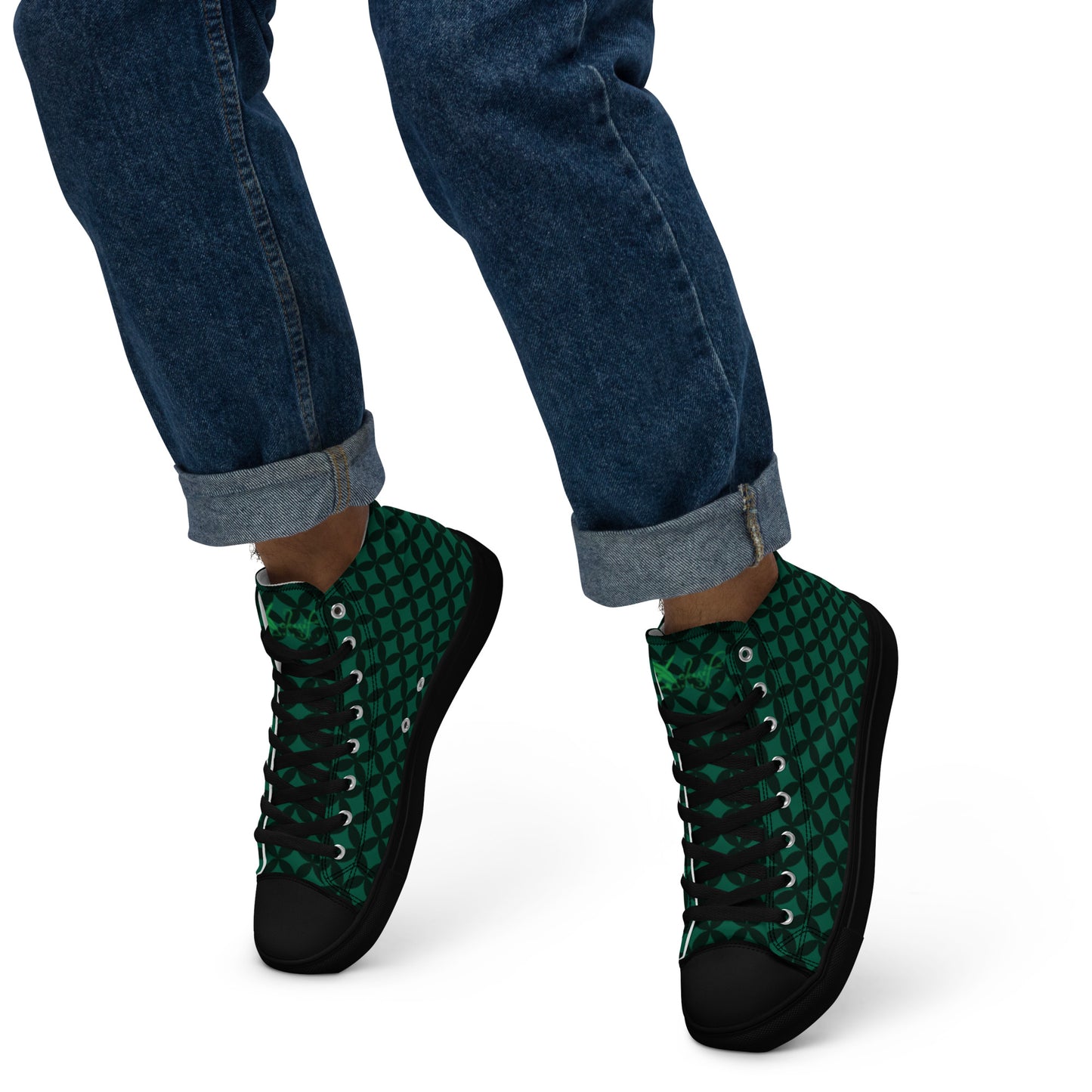 XCLUSIF POETIX LUXURY GREEN Men’s high top shoes