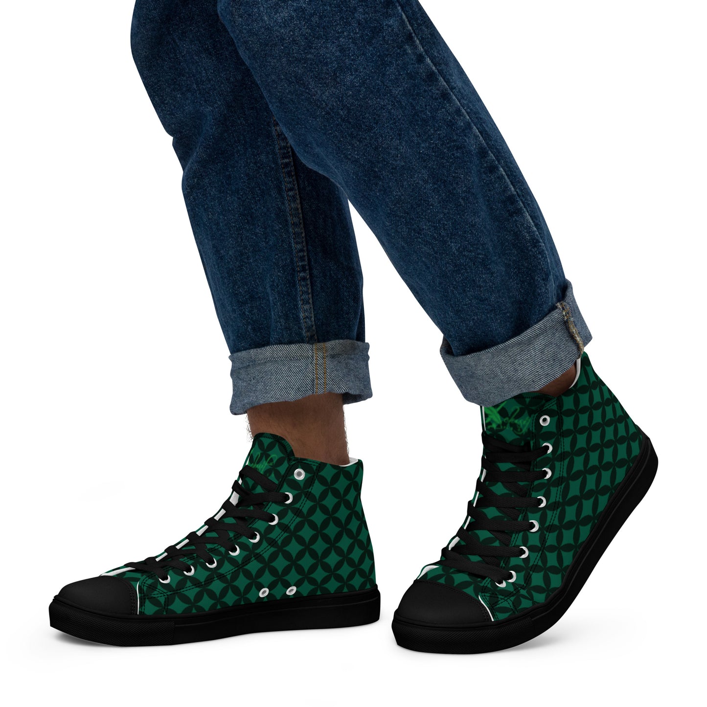 XCLUSIF POETIX LUXURY GREEN Men’s high top shoes