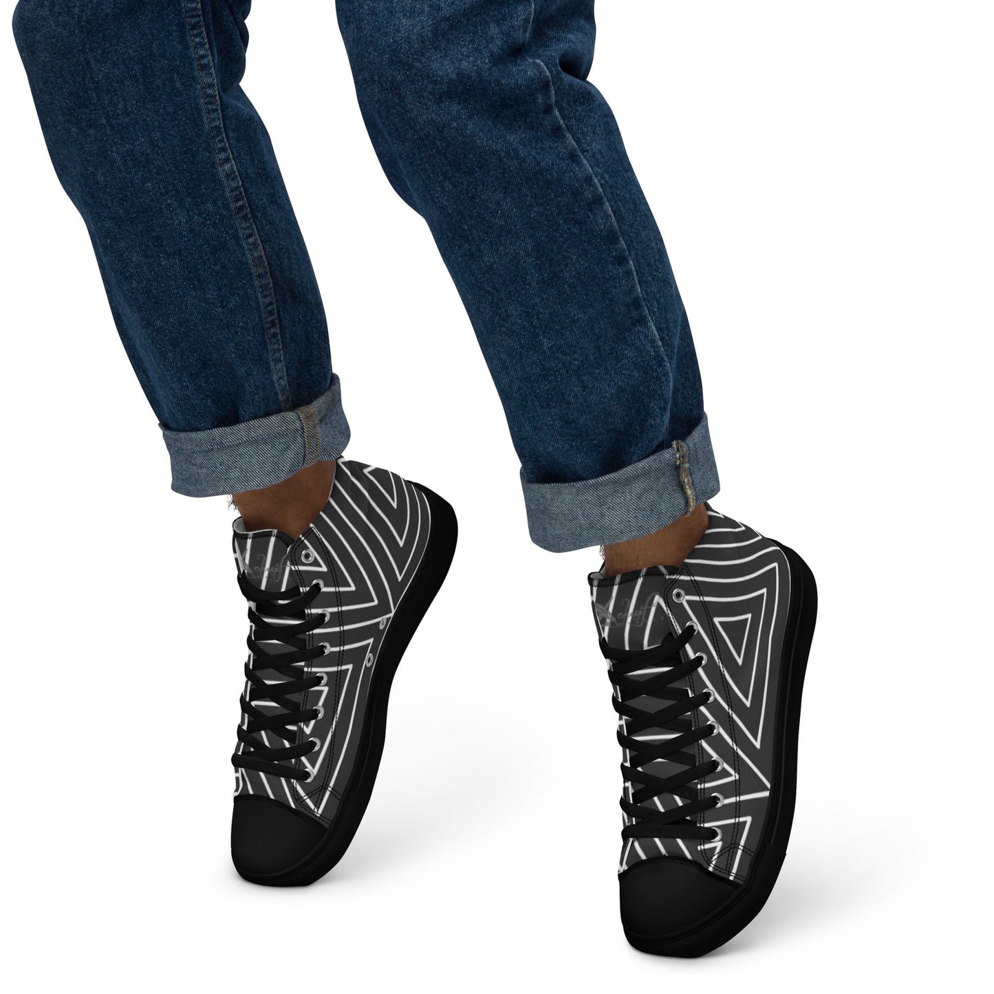 XCLUSIF POETIX BLACK TRIANGLE Men’s high top shoes