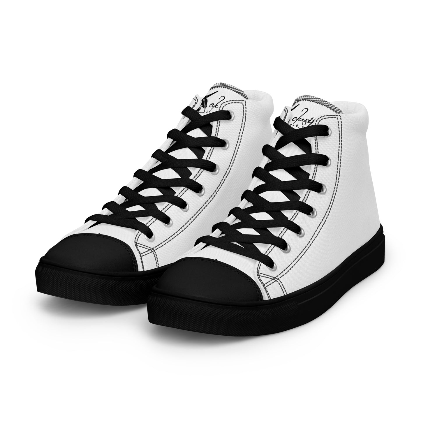 XCLUSIF POETIX WHITE & BLACK Men’s high top shoes