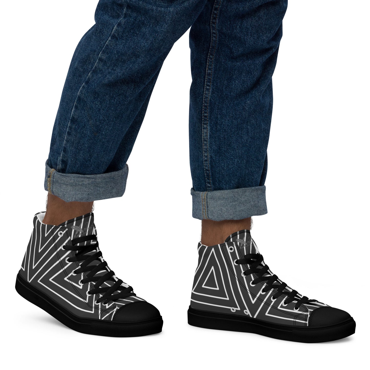 XCLUSIF POETIX BLACK TRIANGLE Men’s high top shoes