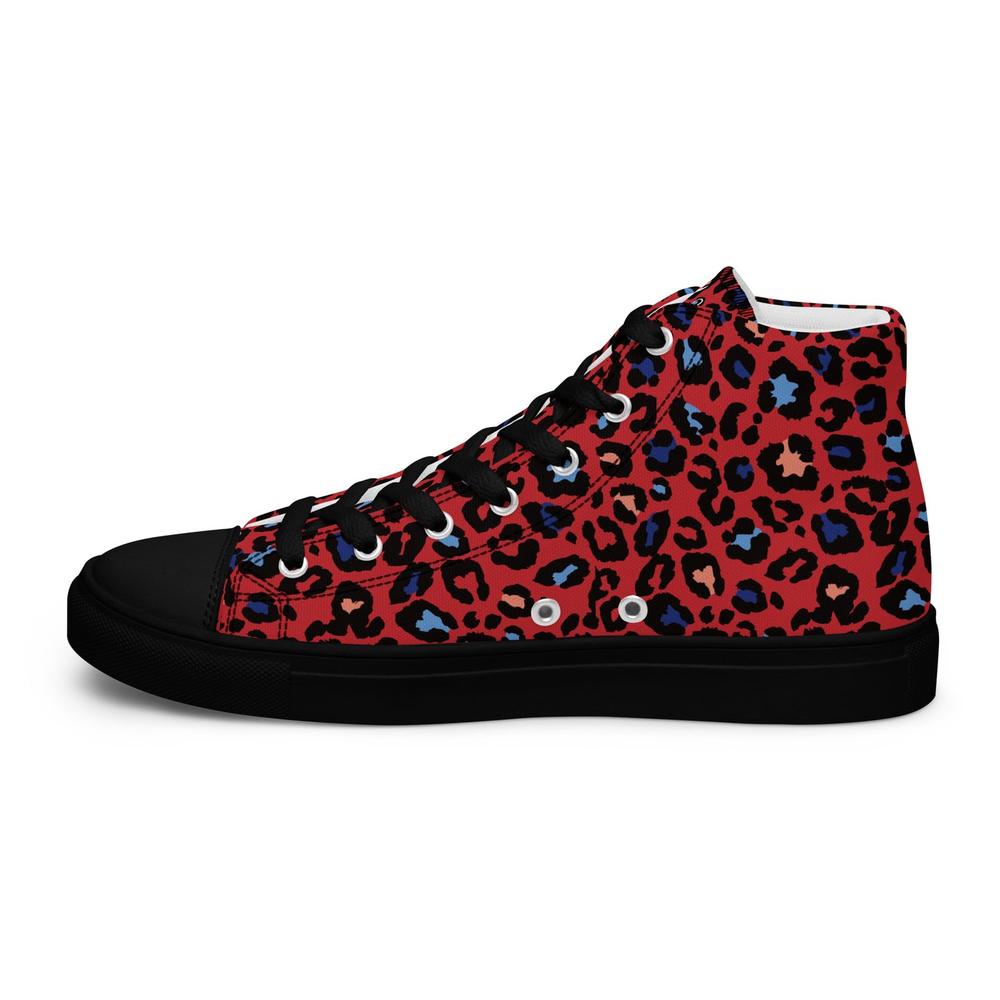 XCLUSIF POETIX RED LEOPARD Men’s high top shoes