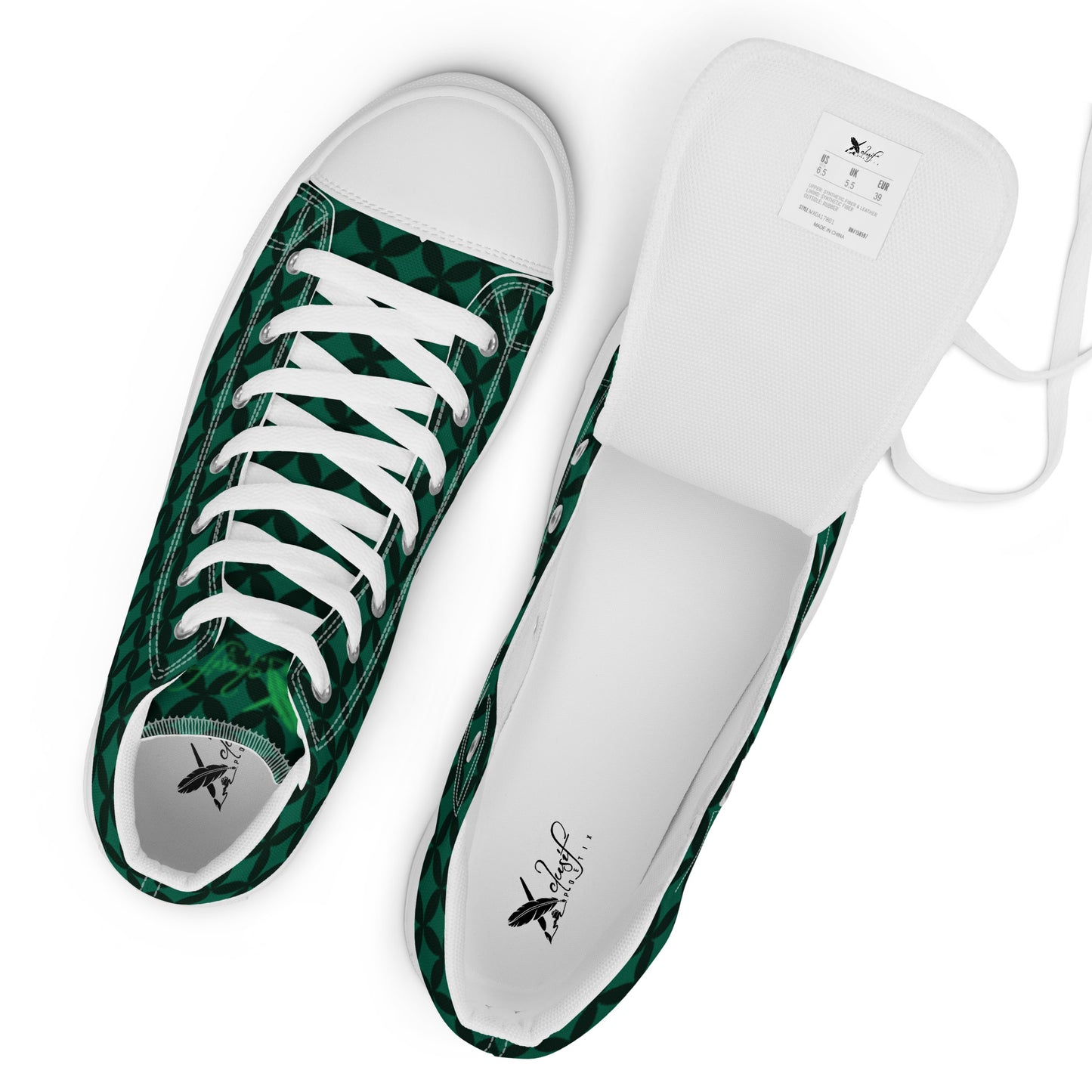 XCLUSIF POETIX LUXURY GREEN Men’s high top shoes