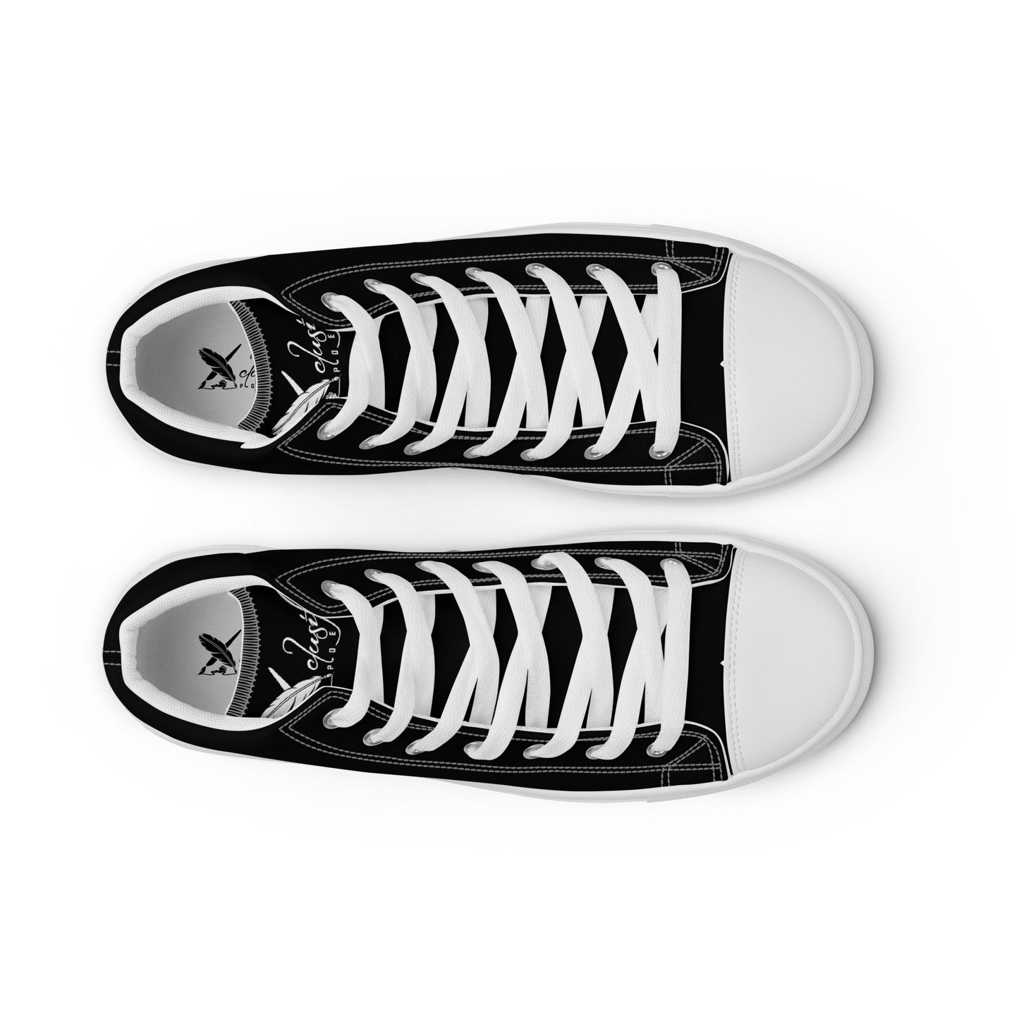 XCLUSIF POETIX BLACK & WHITE Men’s high top shoes