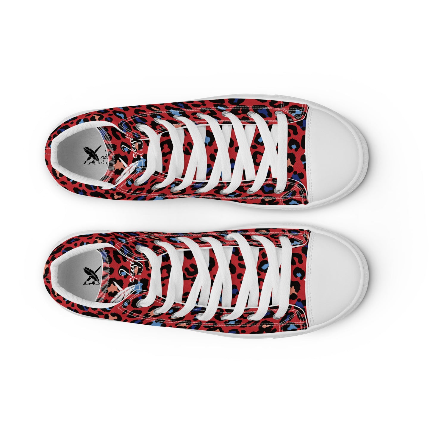 XCLUSIF POETIX RED LEOPARD Men’s high top shoes