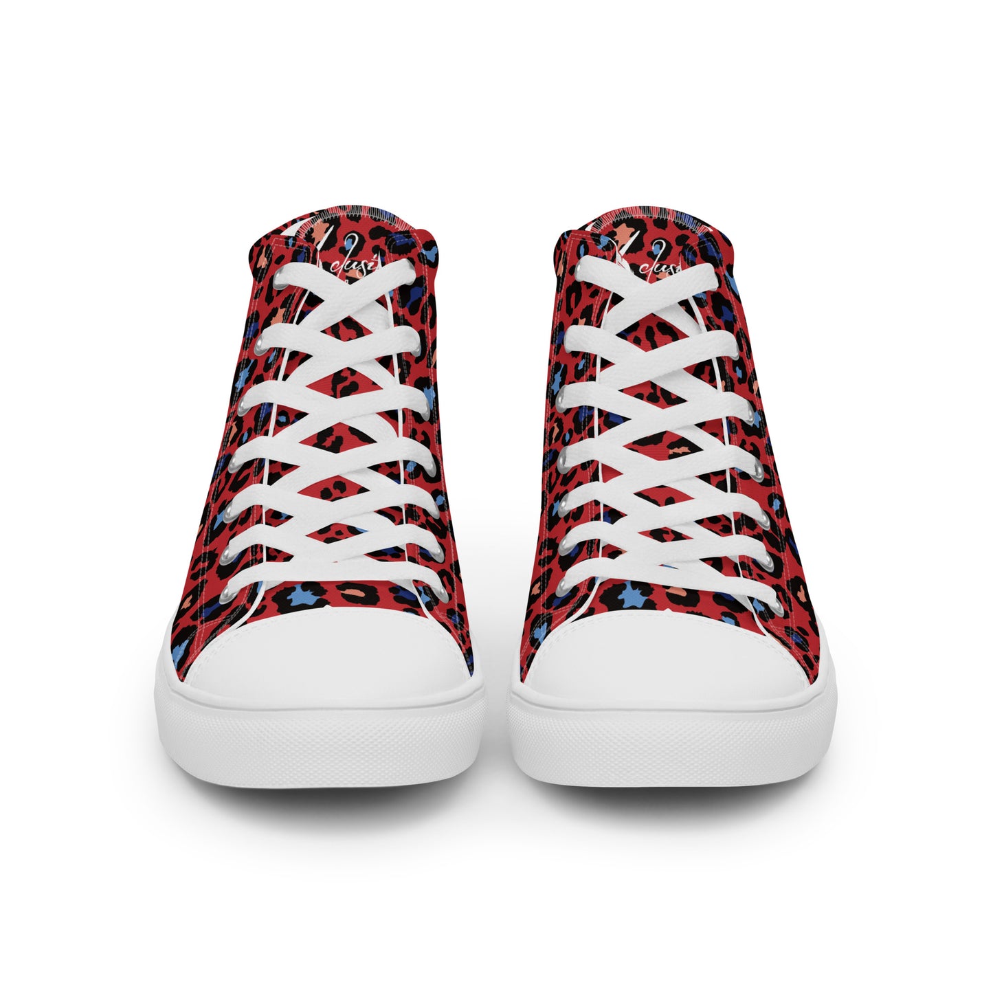 XCLUSIF POETIX RED LEOPARD Men’s high top shoes