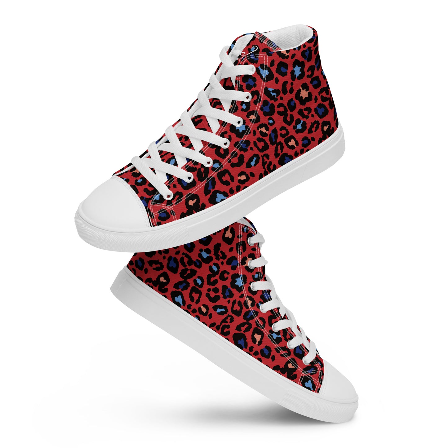 XCLUSIF POETIX RED LEOPARD Men’s high top shoes