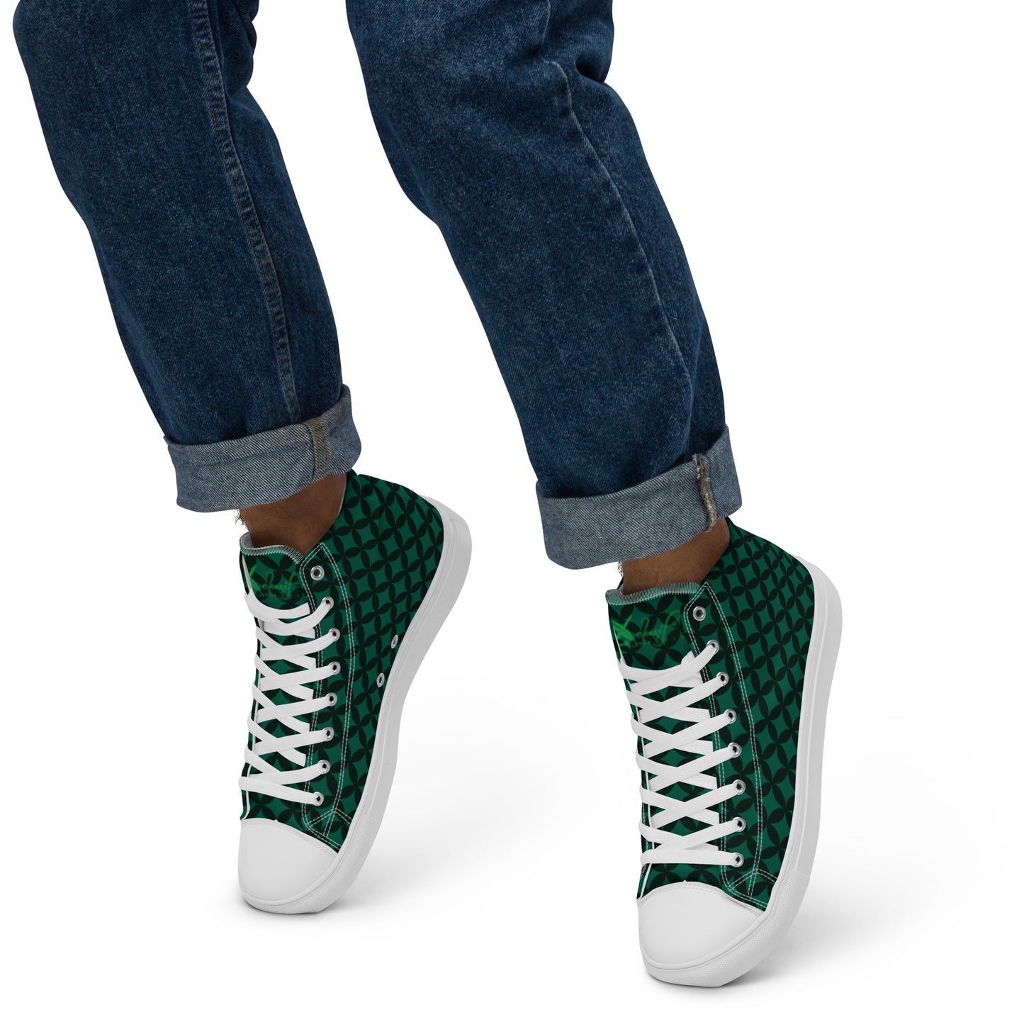 XCLUSIF POETIX LUXURY GREEN Men’s high top shoes