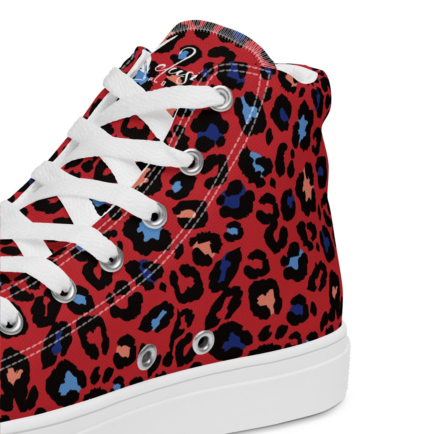 XCLUSIF POETIX RED LEOPARD Men’s high top shoes