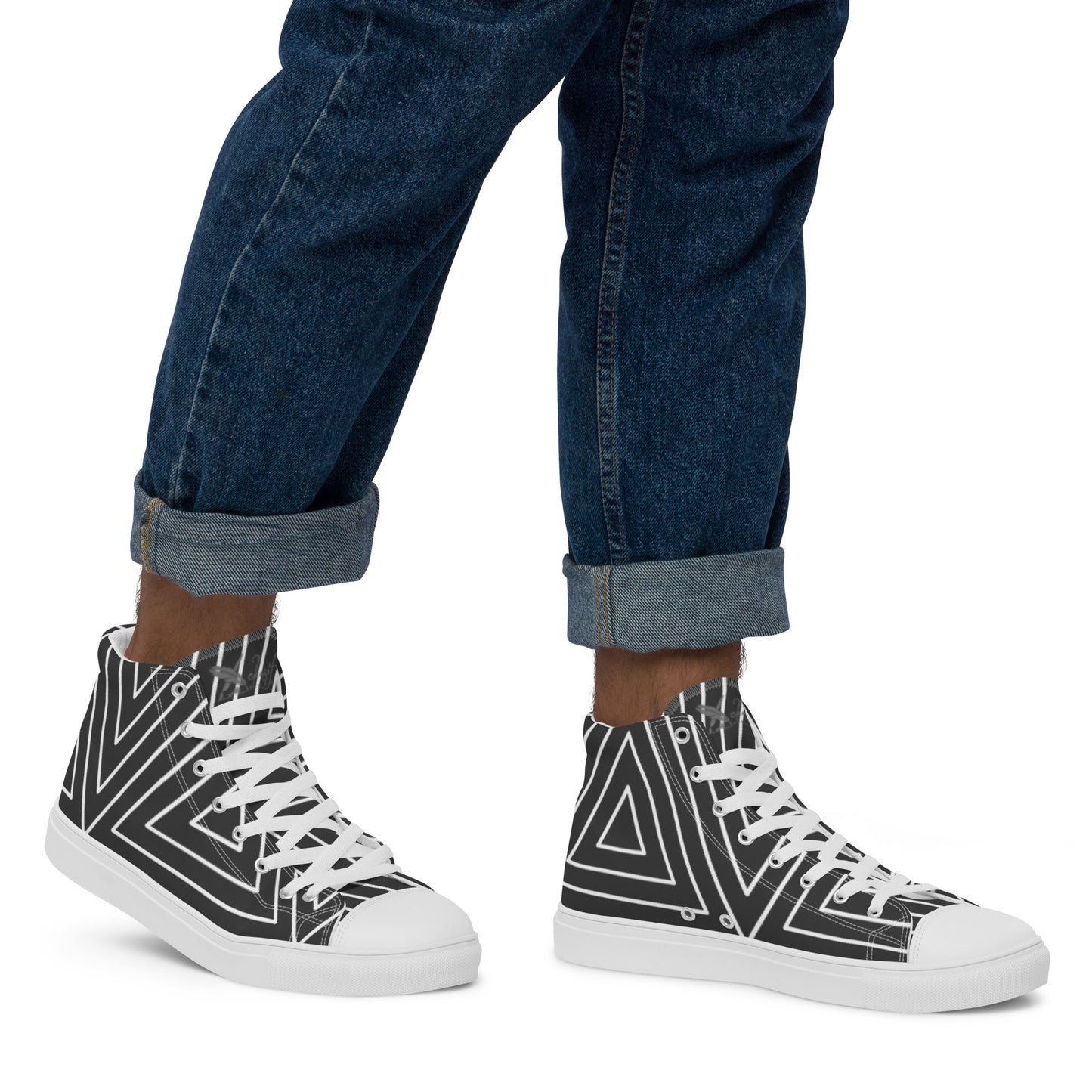 XCLUSIF POETIX BLACK TRIANGLE Men’s high top shoes