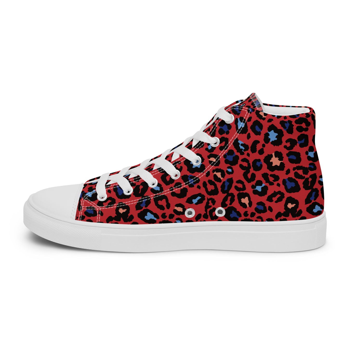 XCLUSIF POETIX RED LEOPARD Men’s high top shoes