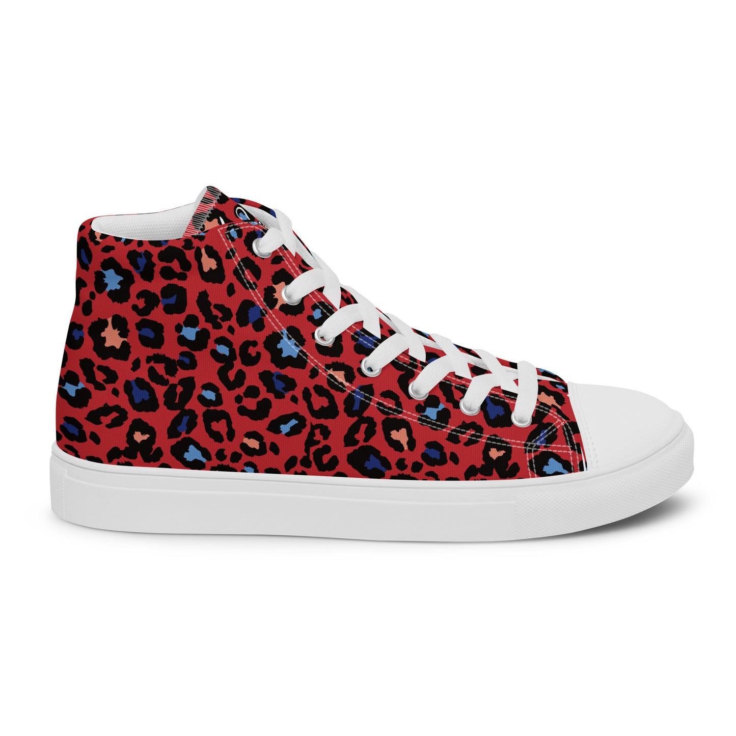 XCLUSIF POETIX RED LEOPARD Men’s high top shoes