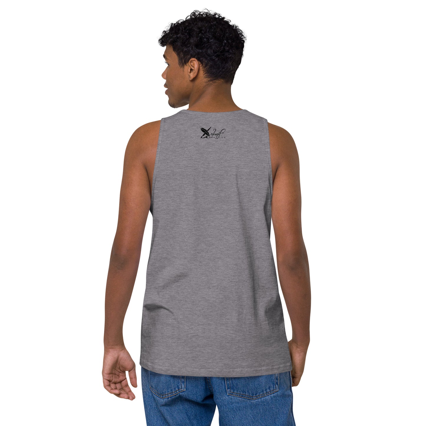 XCLUSIF POETIX BLACK LOGO Men’s premium tank top