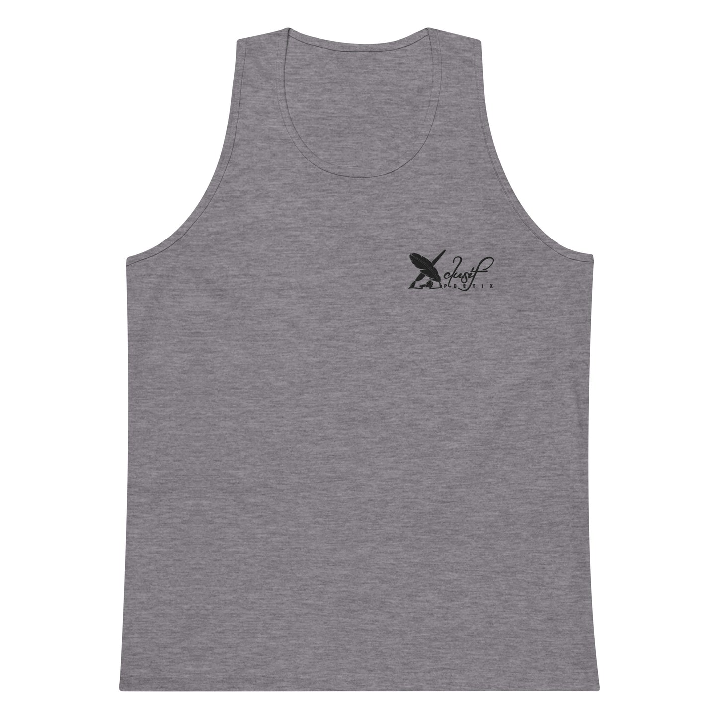 XCLUSIF POETIX BLACK LOGO Men’s premium tank top