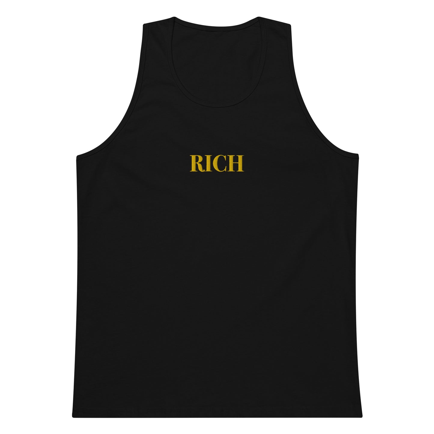 RICH BY XCLUSIF POETIX Embroidery Men’s premium tank top