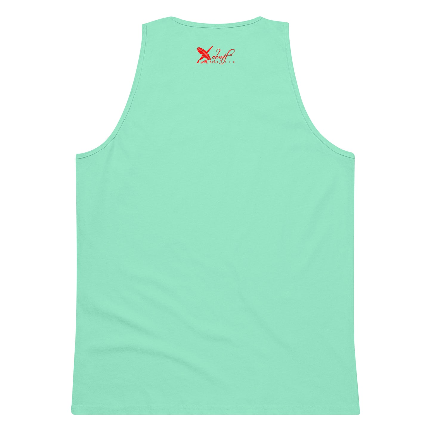 LOVE BY XCLUSIF POETIX Embroidery premium tank top