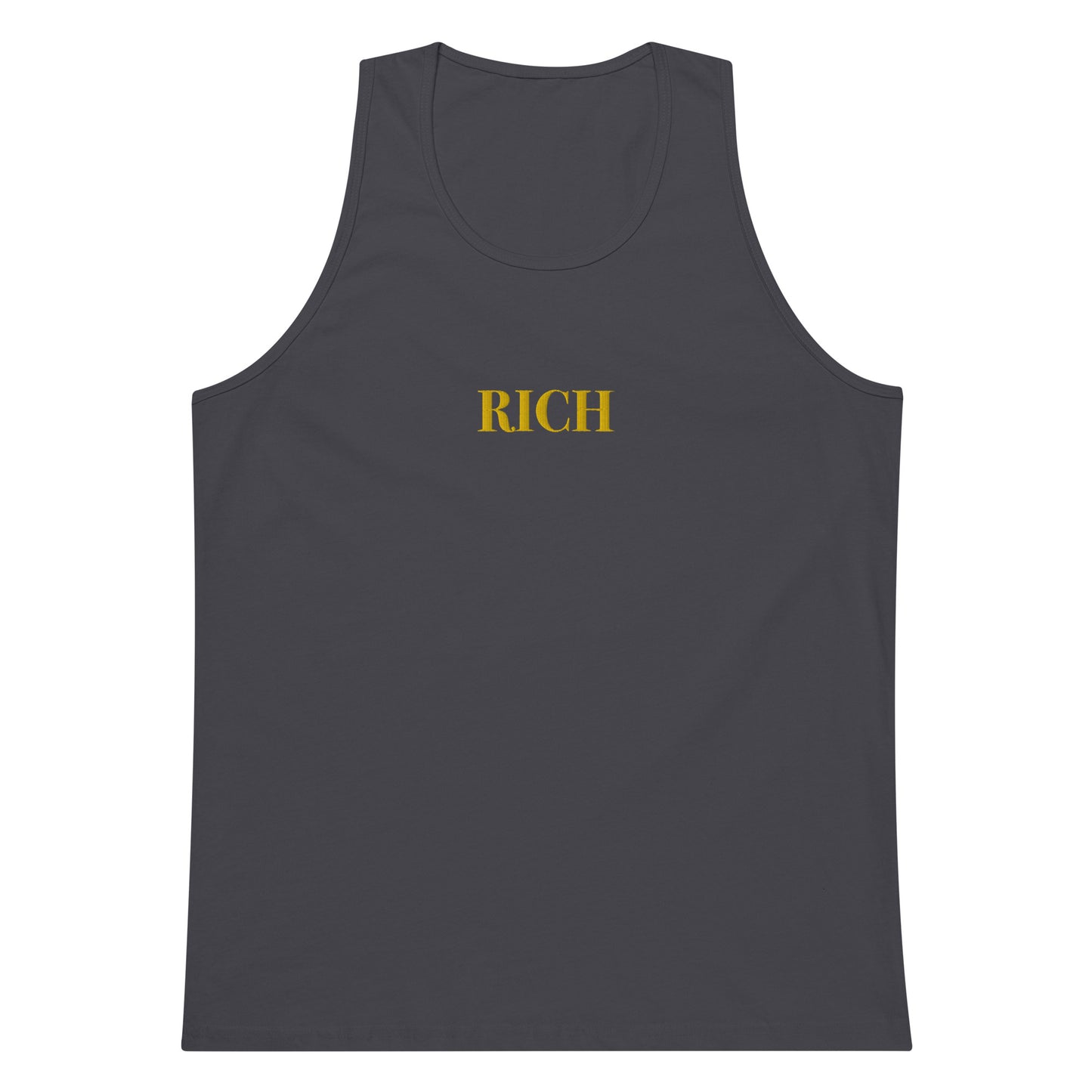 RICH BY XCLUSIF POETIX Embroidery Men’s premium tank top