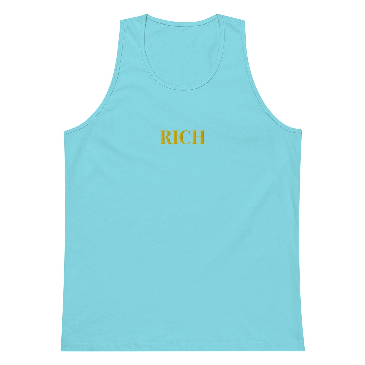 RICH BY XCLUSIF POETIX Embroidery Men’s premium tank top