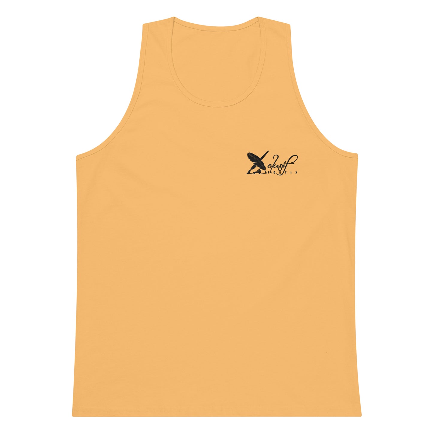 XCLUSIF POETIX BLACK LOGO Men’s premium tank top