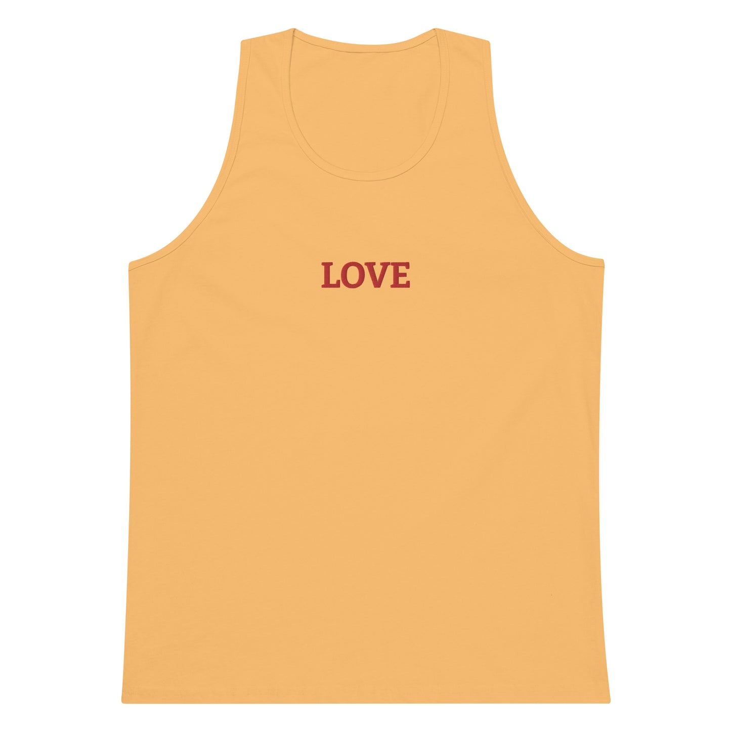 LOVE BY XCLUSIF POETIX Embroidery premium tank top