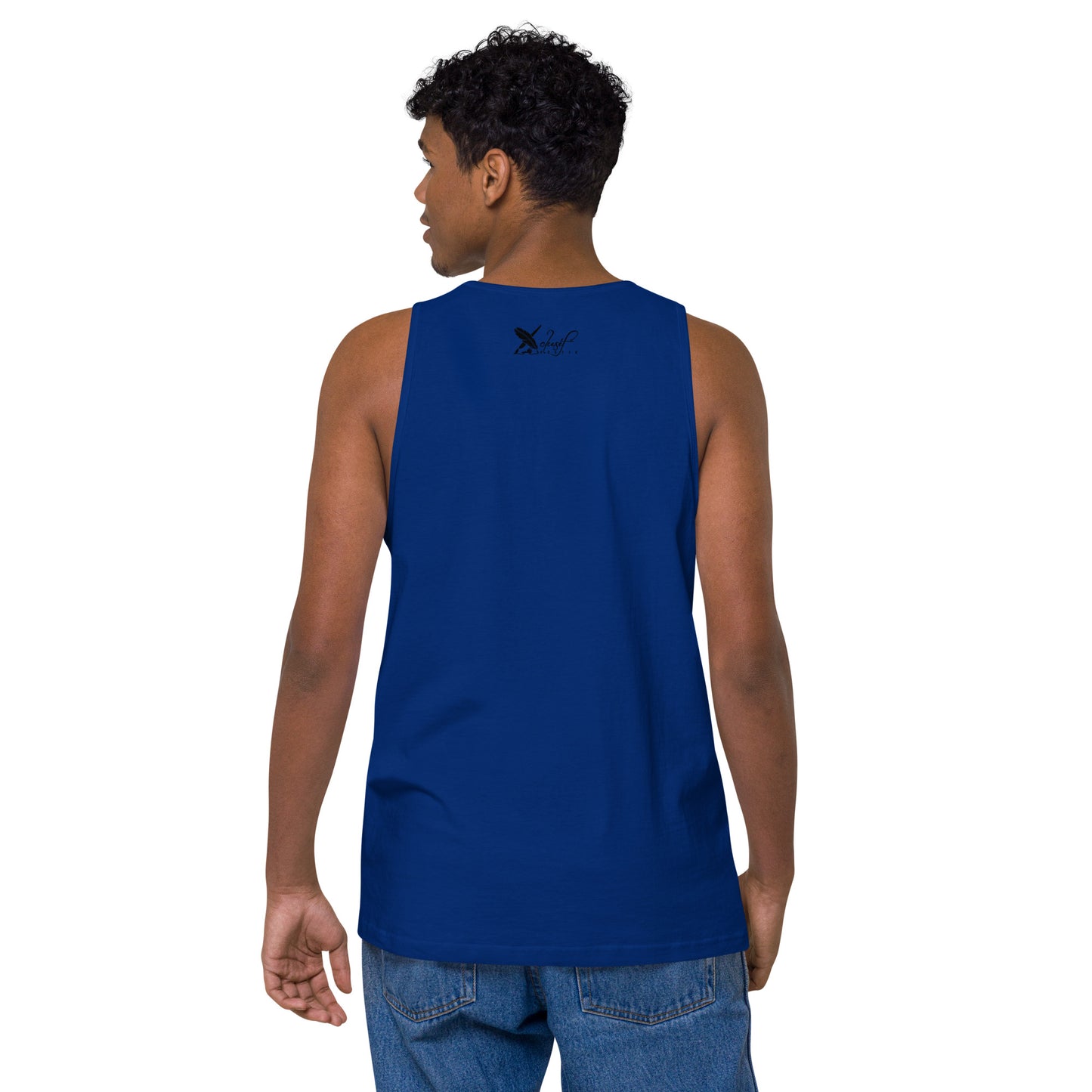 XCLUSIF POETIX BLACK LOGO Men’s premium tank top