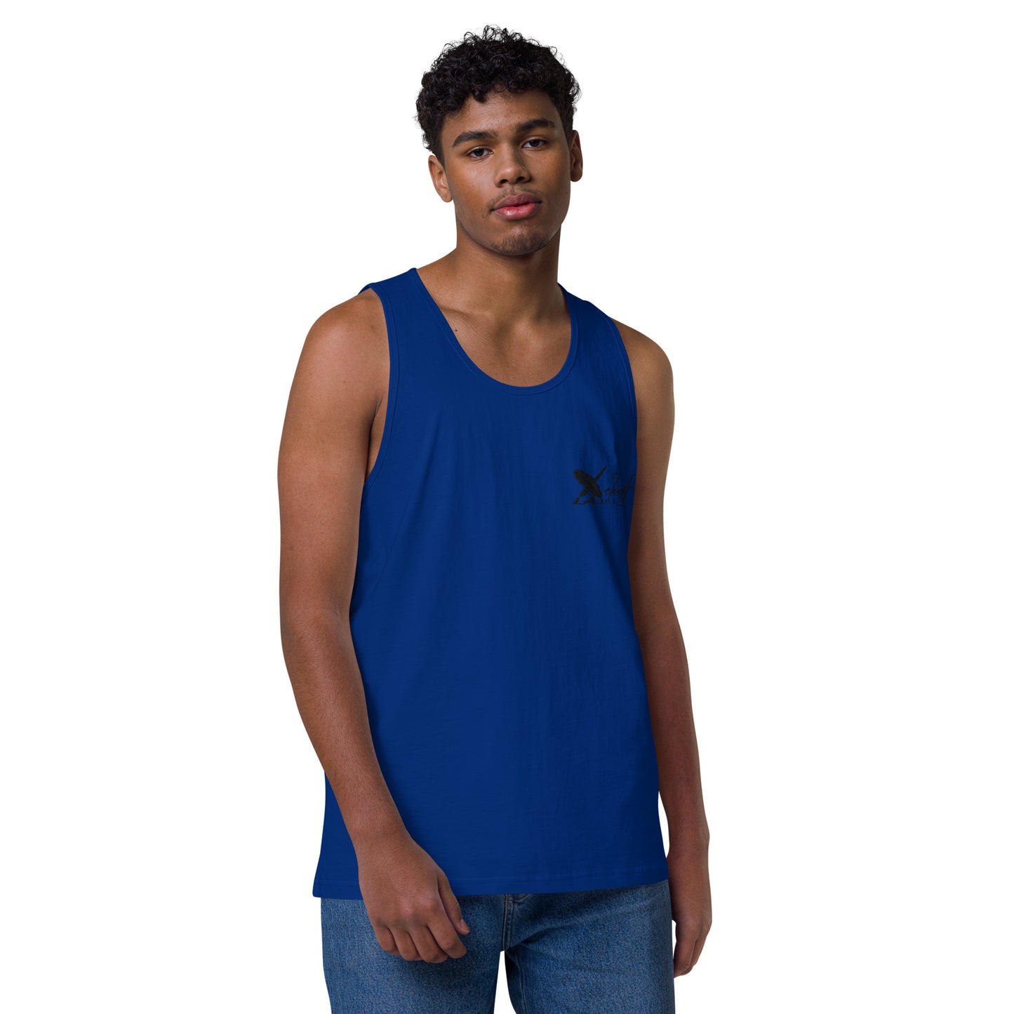 XCLUSIF POETIX BLACK LOGO Men’s premium tank top