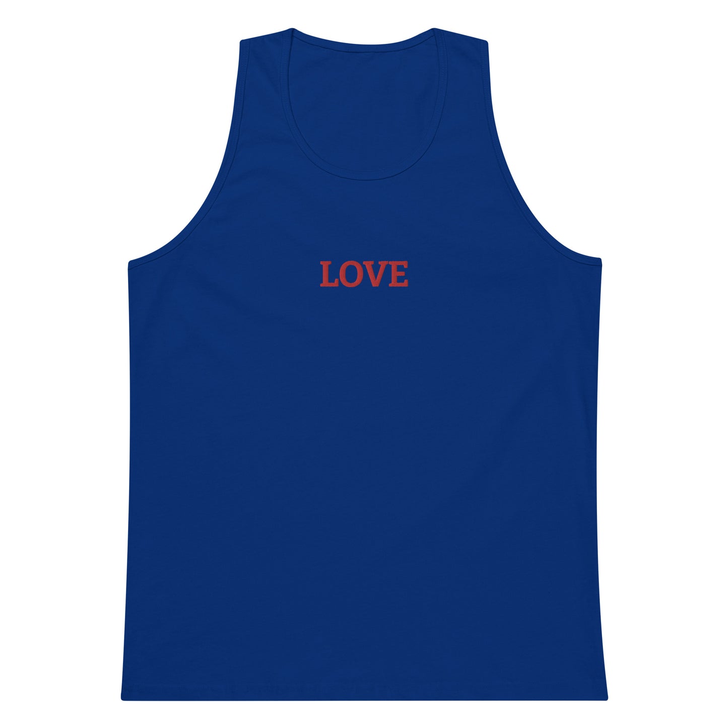 LOVE BY XCLUSIF POETIX Embroidery premium tank top