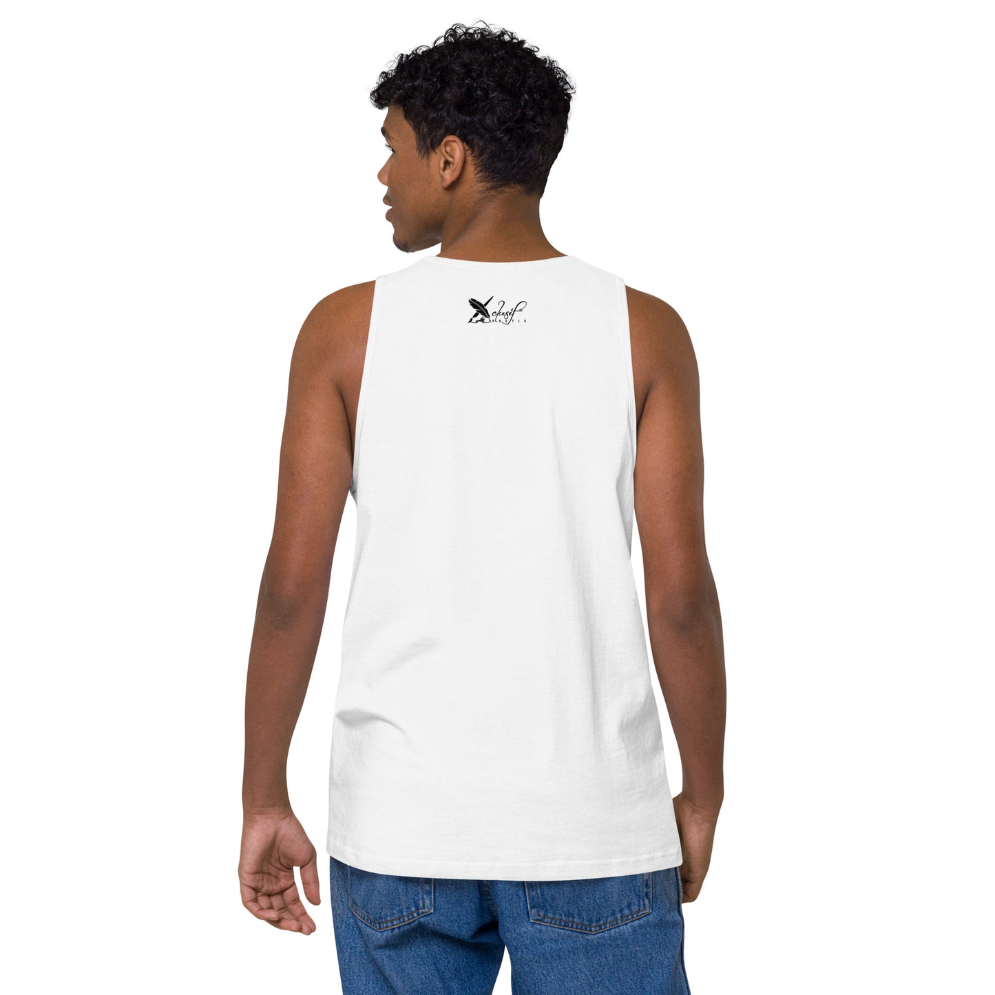 XCLUSIF POETIX BLACK LOGO Men’s premium tank top