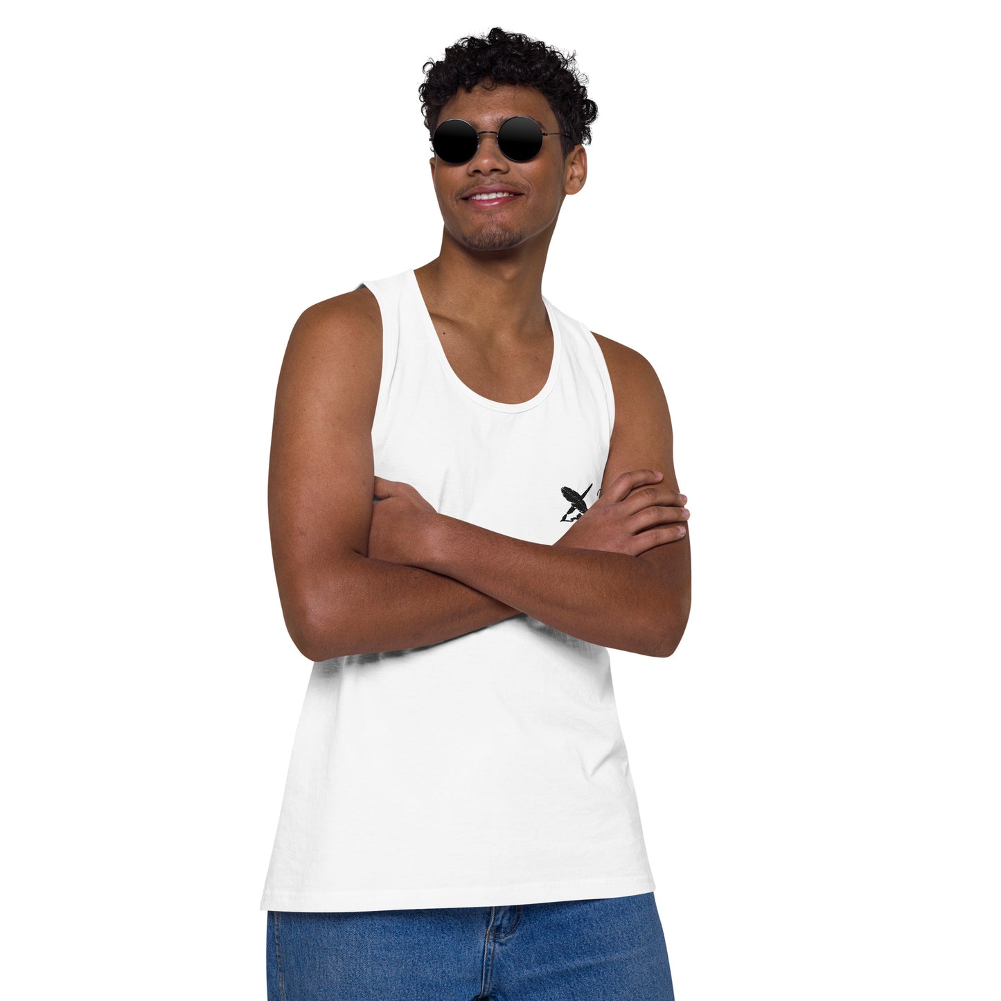 XCLUSIF POETIX BLACK LOGO Men’s premium tank top