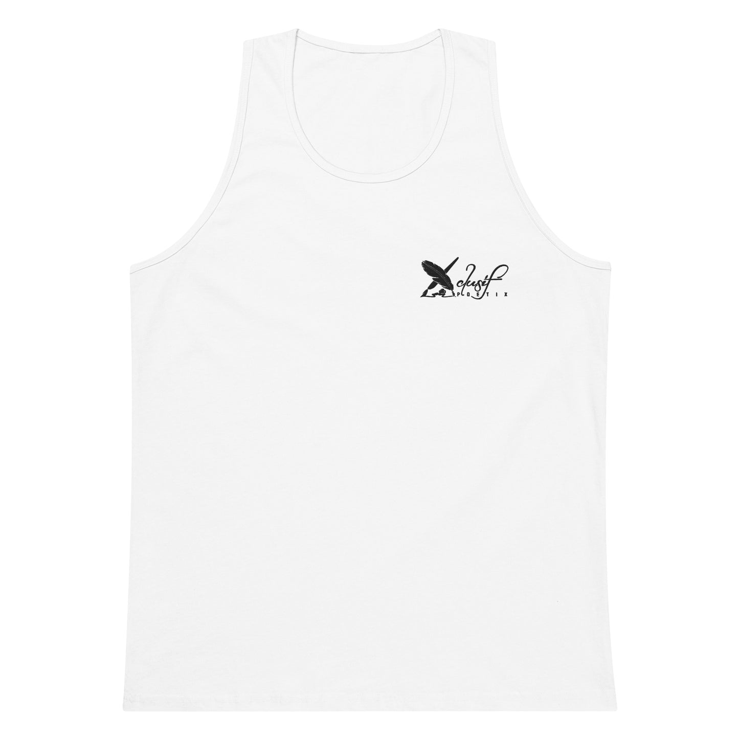 XCLUSIF POETIX BLACK LOGO Men’s premium tank top