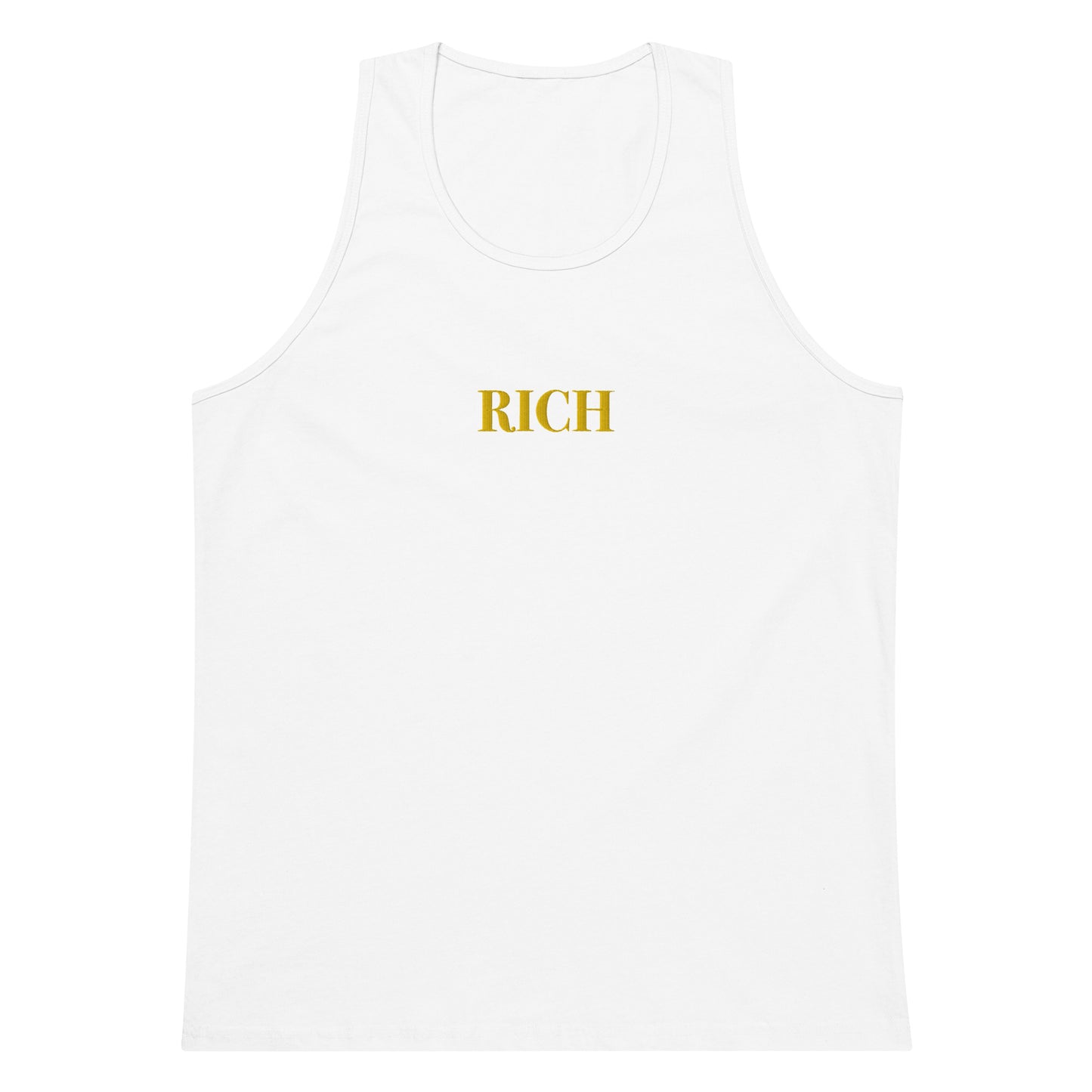 RICH BY XCLUSIF POETIX Embroidery Men’s premium tank top