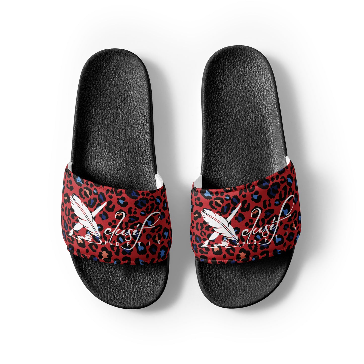 XCLUSIF POETIX RED LEOPARD Men’s slides