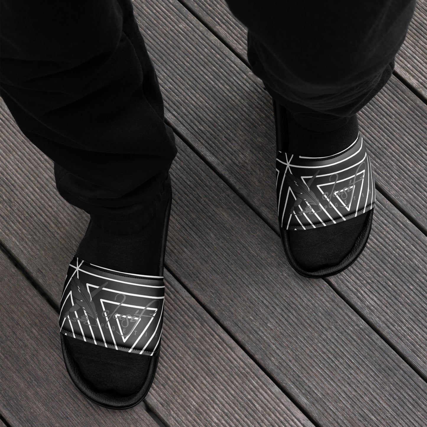 XCLUSIF POETIX BLACK TRIANGLE Men’s slides