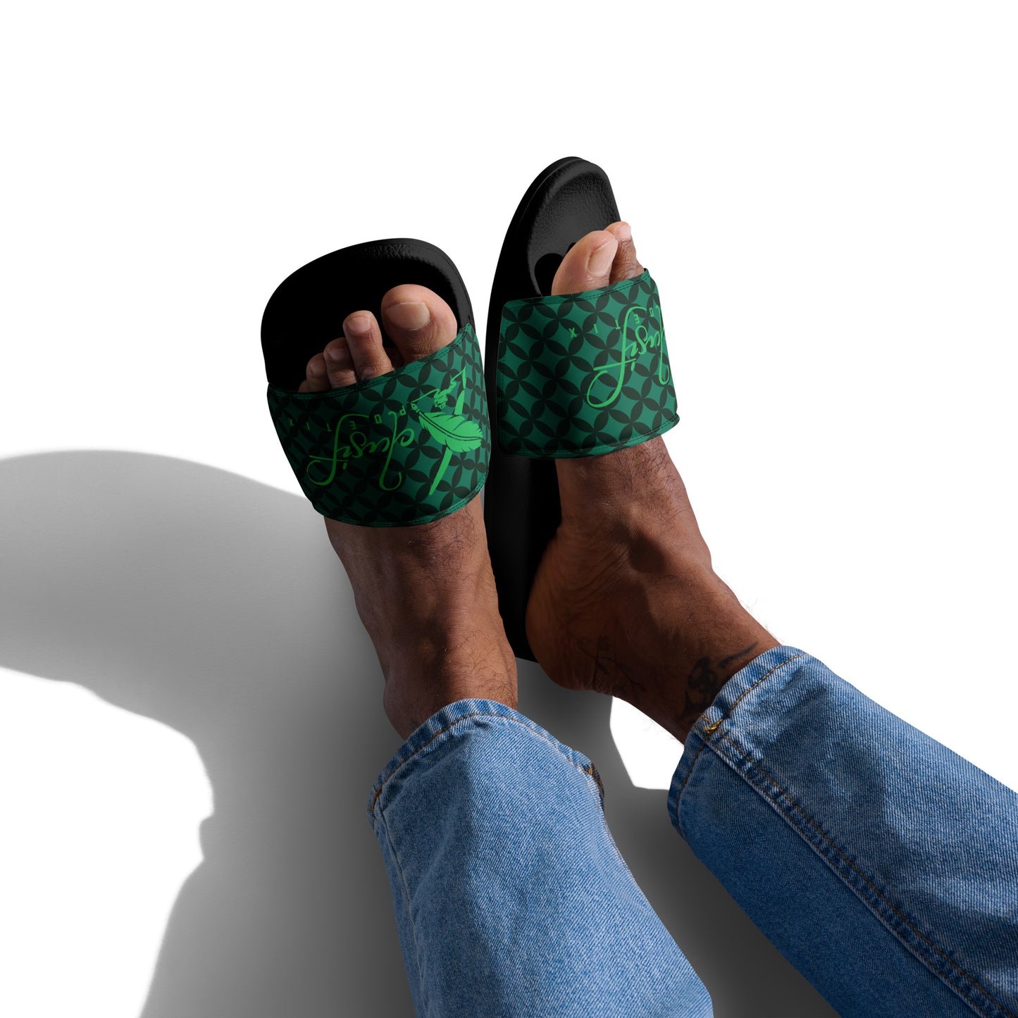 XCLUSIF POETIX LUXURY GREEN Men’s slides