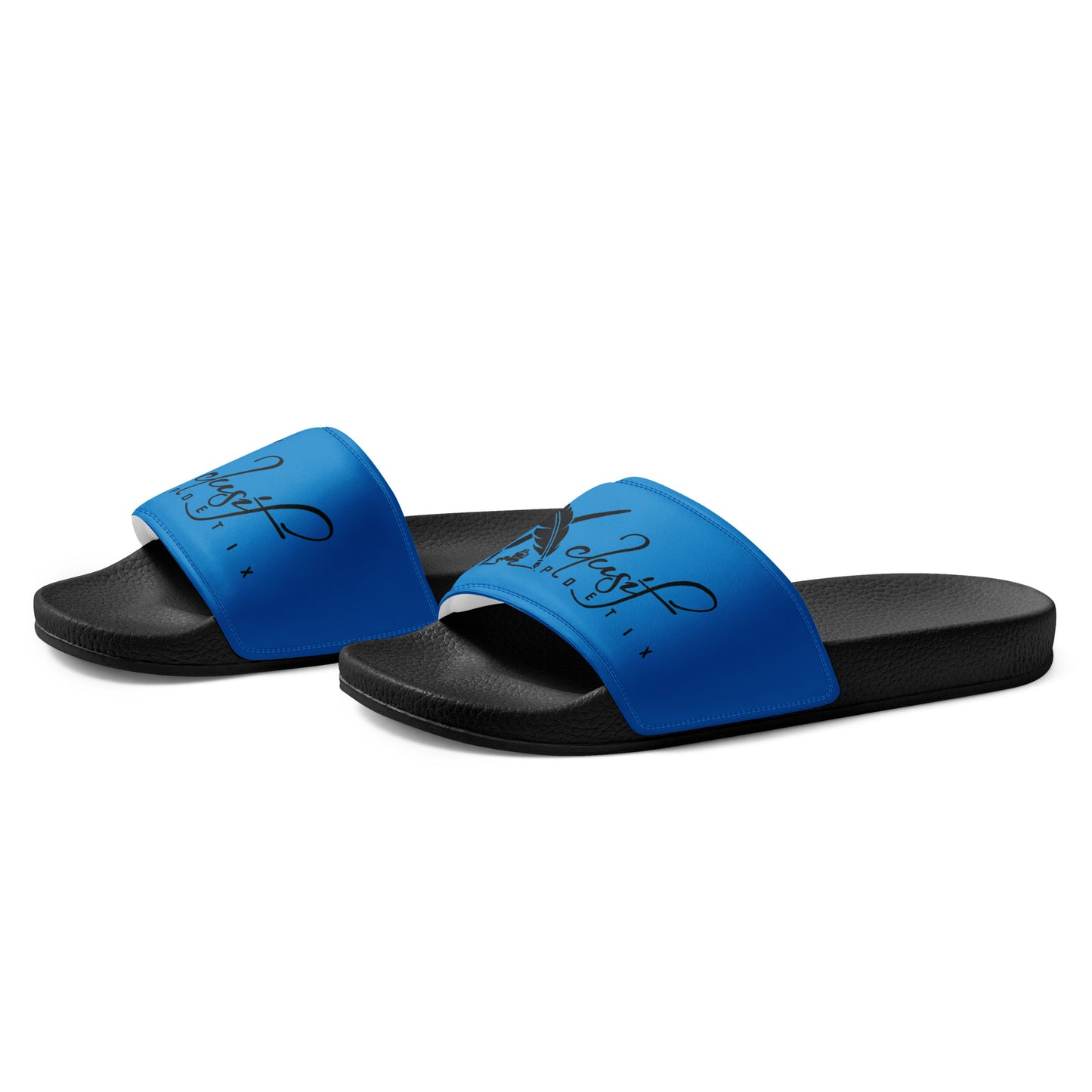 XCLUSIF POETIX BLUE & BLACK Men’s slides