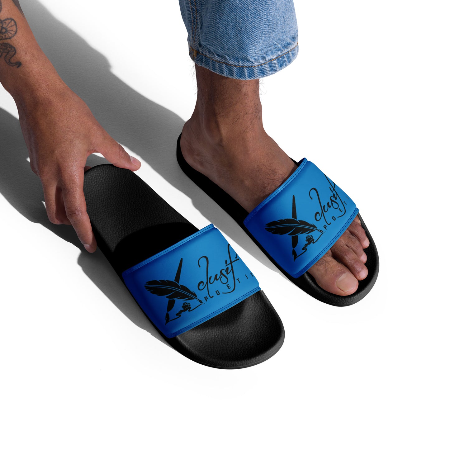 XCLUSIF POETIX BLUE & BLACK Men’s slides