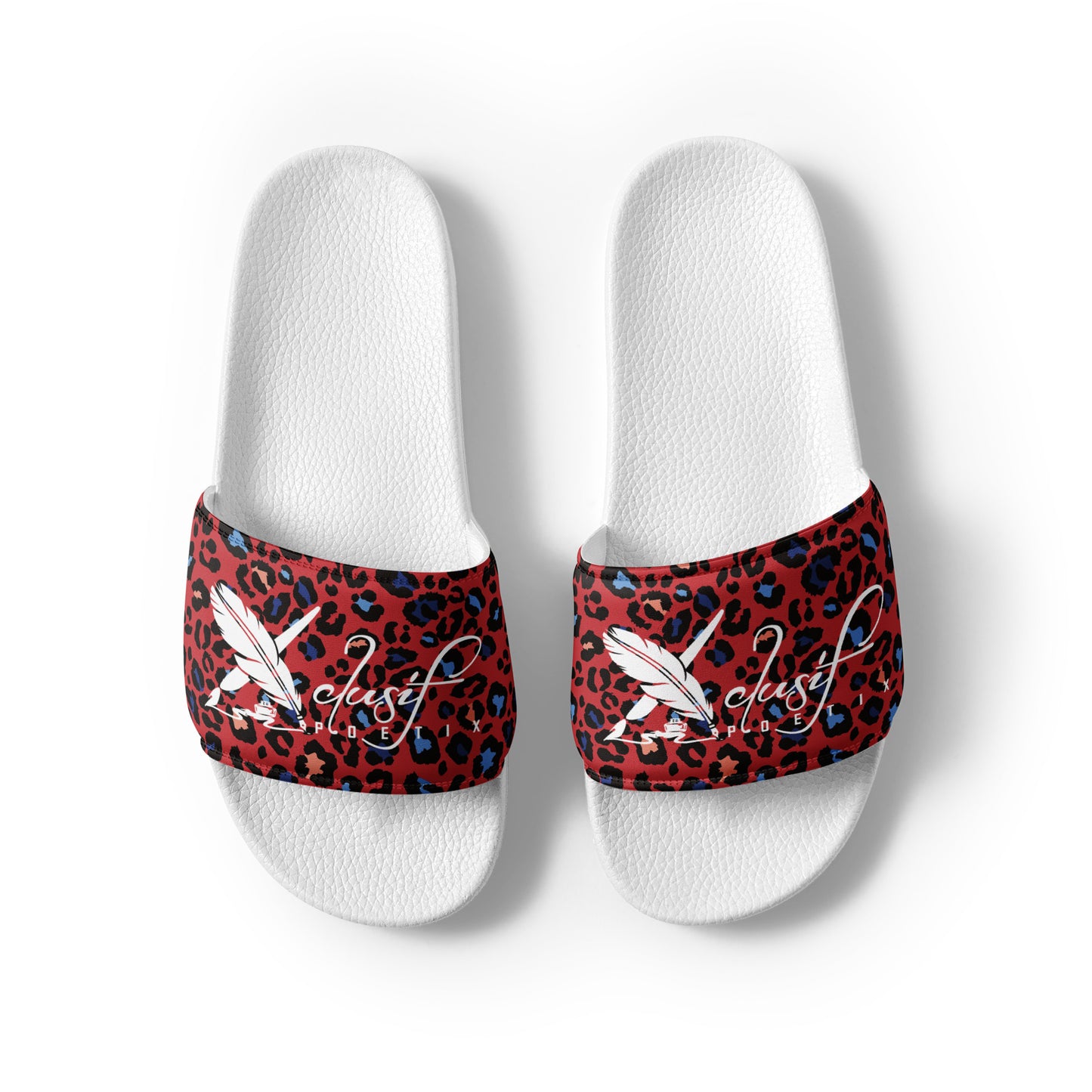 XCLUSIF POETIX RED LEOPARD Men’s slides