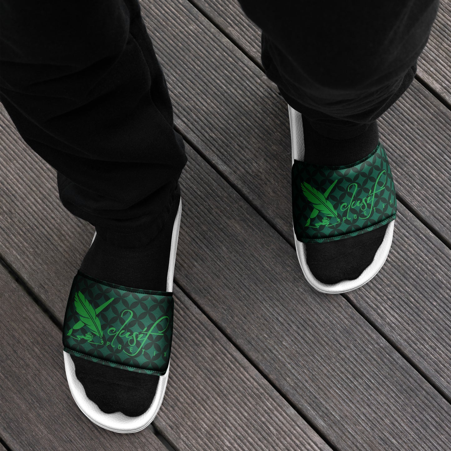 XCLUSIF POETIX LUXURY GREEN Men’s slides