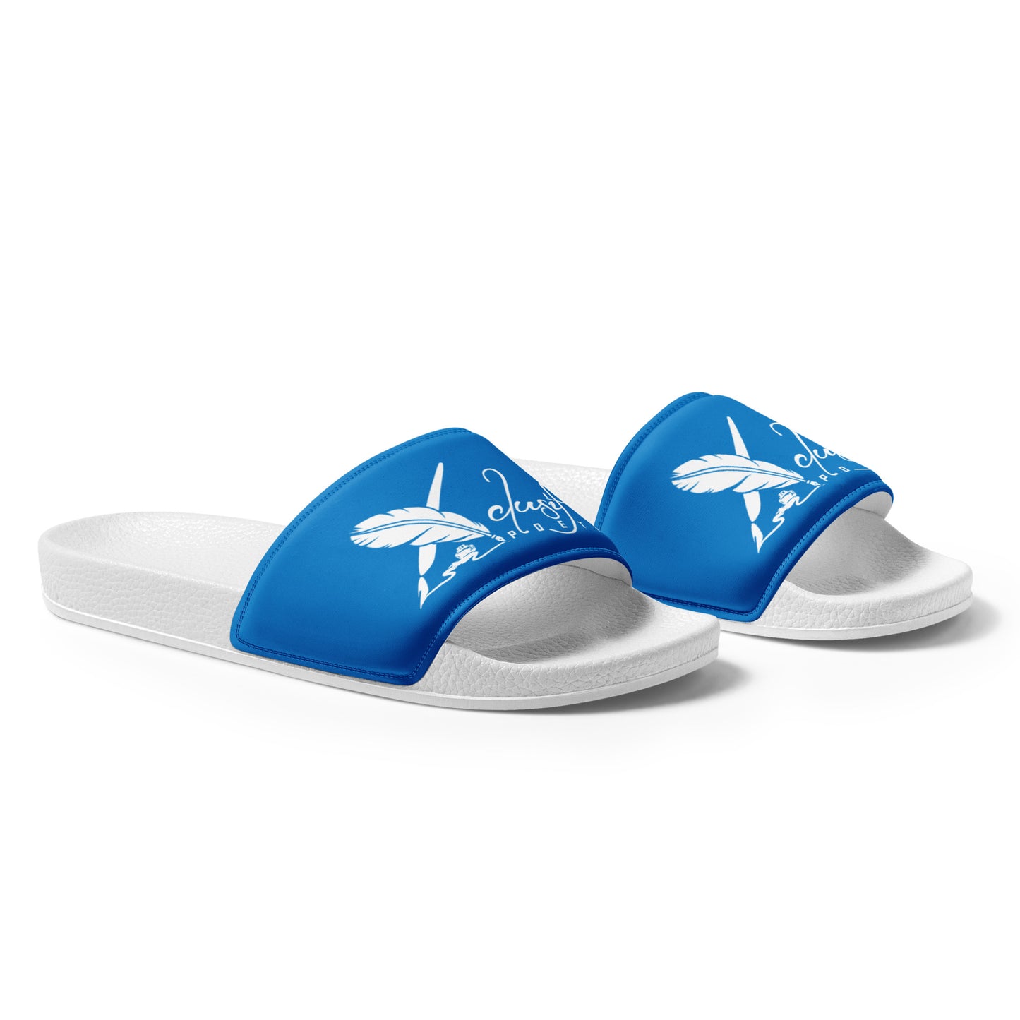 XCLUSIF POETIX BLUE & WHITE Men’s slides