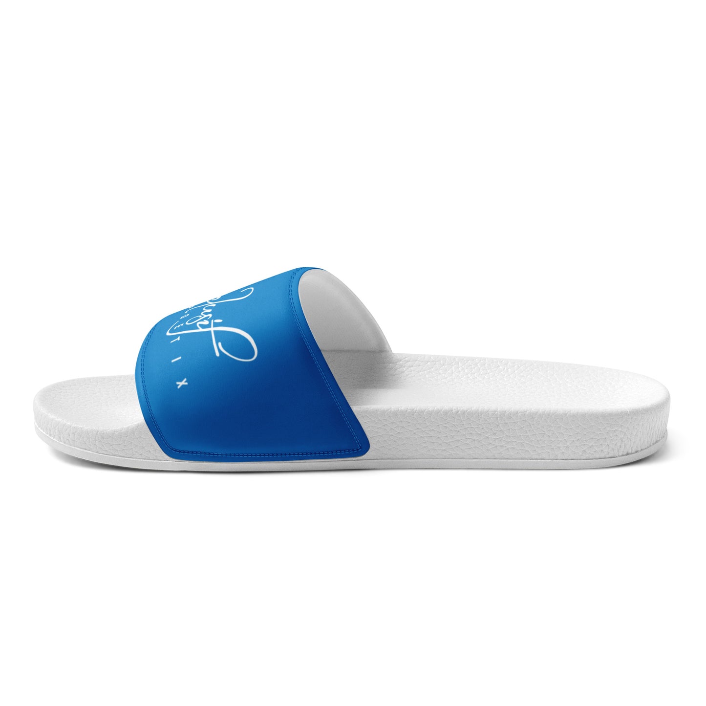 XCLUSIF POETIX BLUE & WHITE Men’s slides