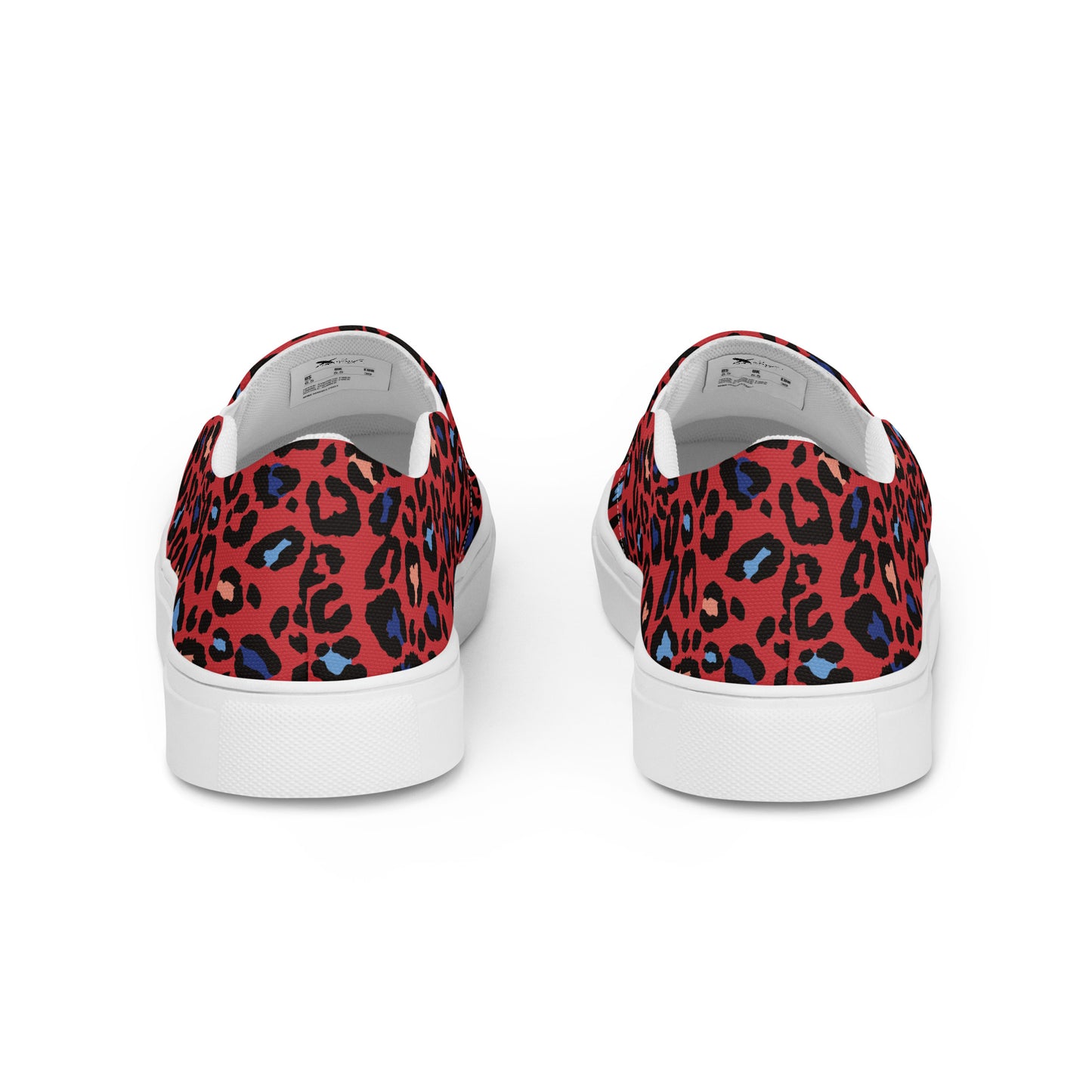 XCLUSIF POETIX RED LEOPARD Men’s slip-on shoes