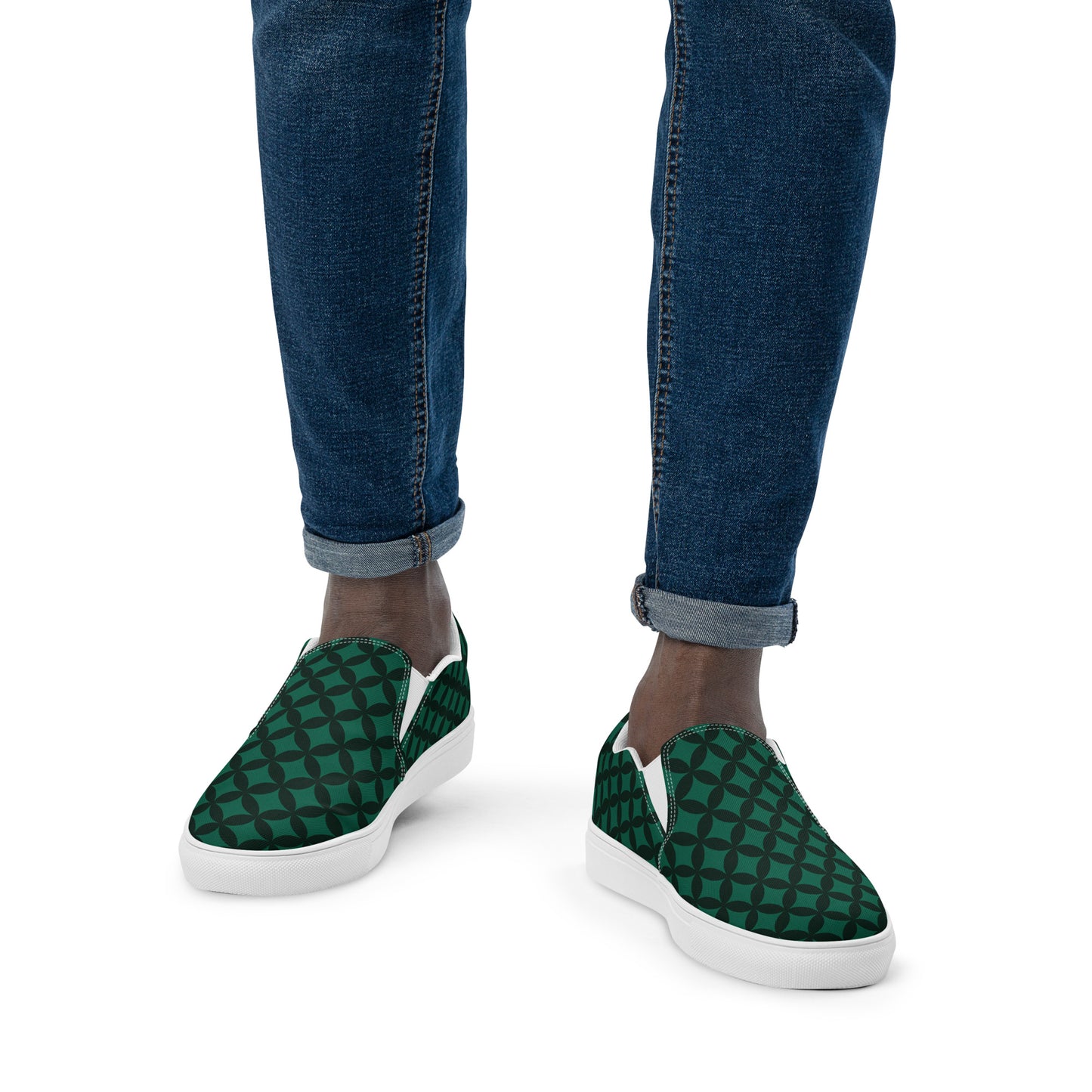 XCLUSIF POETIX LUXURY GREEN Men’s slip-on shoes