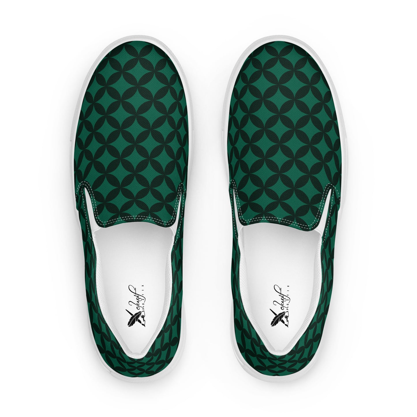 XCLUSIF POETIX LUXURY GREEN Men’s slip-on shoes