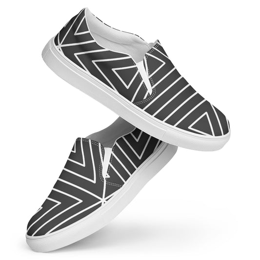 XCLUSIF POETIX BLACK TRIANGLE Men’s slip-on shoes