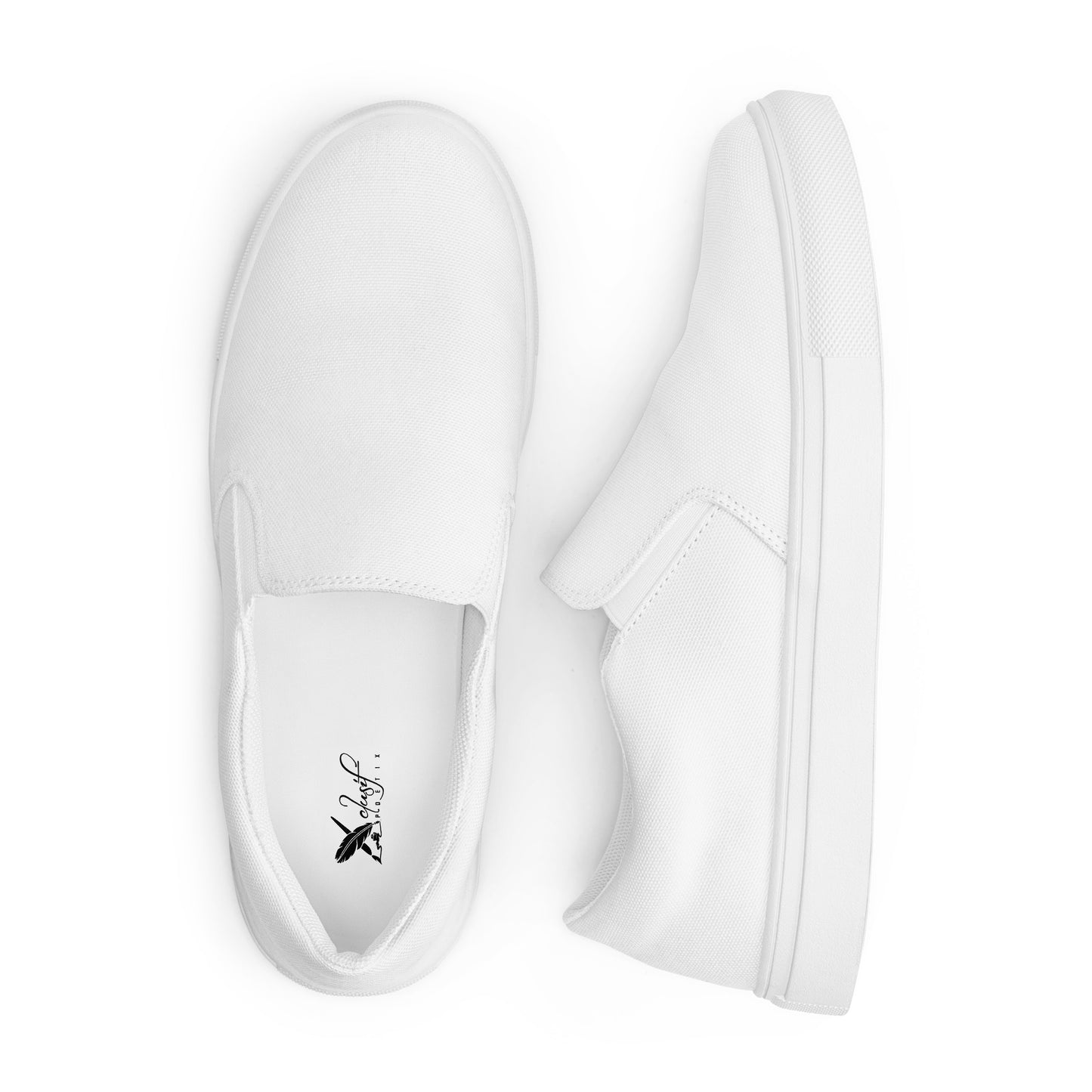 XCLUSIF POETIX WHITE Men’s slip-on shoes