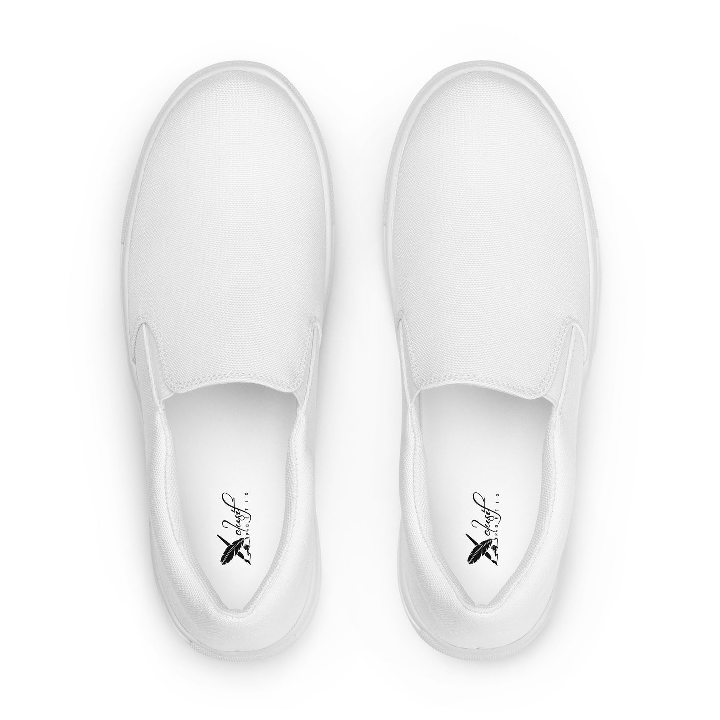 XCLUSIF POETIX WHITE Men’s slip-on shoes