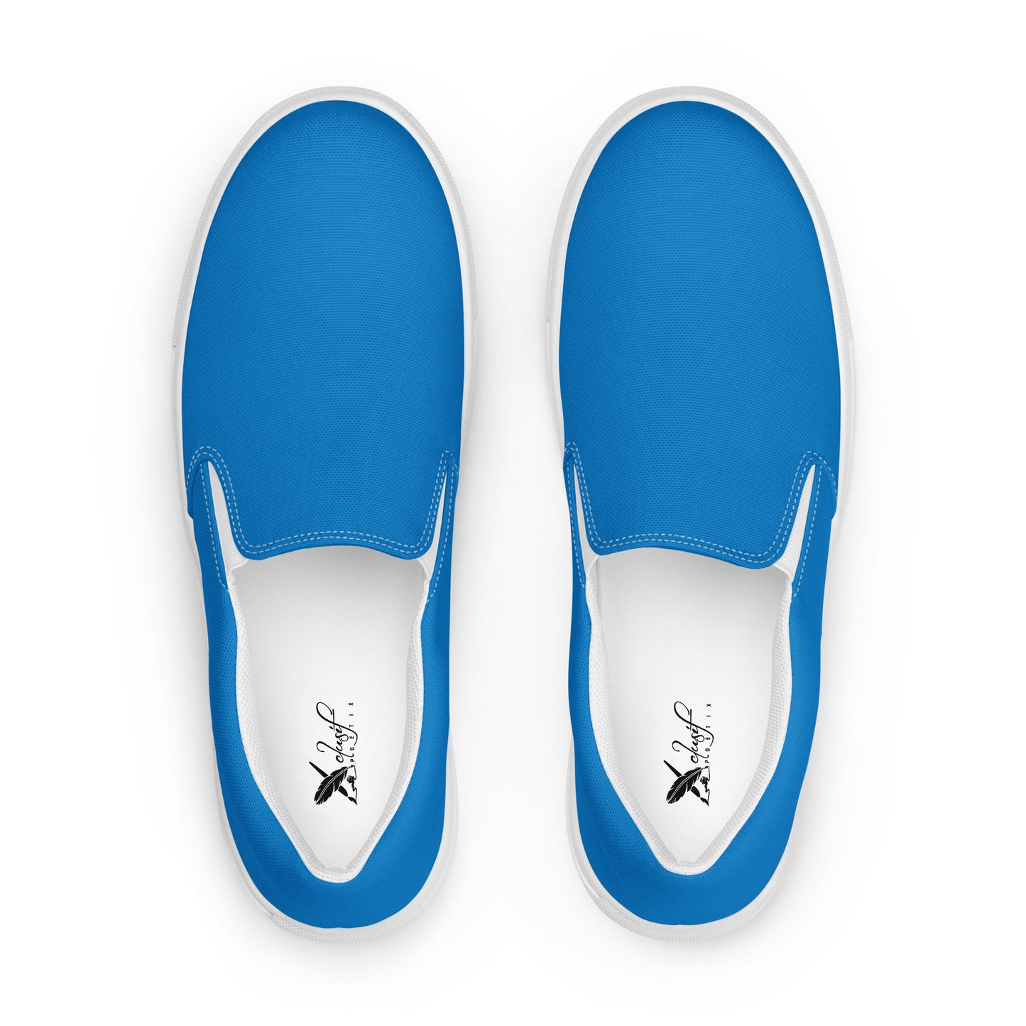 XCLUSIF POETIX BLUE Men’s slip-on shoes